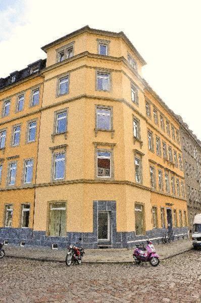 3-Raum-Fewo-Dresden-Zentrum-Balkon-Blick-Auf-Altstadt-L10 Esterno foto